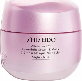 Pleťový krém Shiseido White Lucent Overnight Cream&Mask noční hydratační krém a maska 75 ml