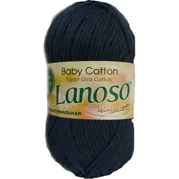 Příze Příze Baby Cotton Lanoso 958 tmavě modrá Lanoso