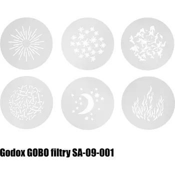 Studiové světlo Sada GOBO filtrů SA-09-001 pro S30 a S60
