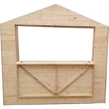 Zahradní stan Prodejní stánek 2,7x2,7m, (16mm), jedno výdejní okno (Dřevěný prodejní stánek 2,7x2,7m, (16mm))