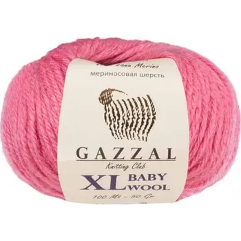 Příze Příze Baby Wool XL 831 růžová Gazzal