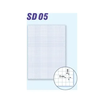 Kancelářský papír Papír kancelářský A3/80g, čtvereček, přeložený