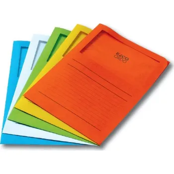 Zakládací složka A4 "L", okénko s folií ORDO, zlatá