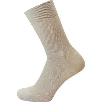 Pánské ponožky KNITVA Elegantní ponožky NEKLAN - 5 párů béžová světlá 37