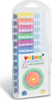 Vodová barva Primo Temperové barvy 12 x 12 ml metalické + fluo