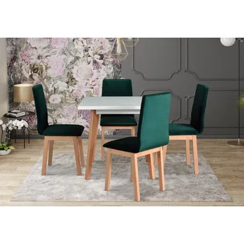 Jídelní set Jídelní set 4+1 Pavel 2 Vyberte Tkaninu:: Tkanina 20, Vyberte Moření:: Komplet grandson