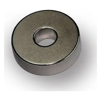 Dekorativní magnet SOLLAU Neodymový magnet mezikruží D 20/11 mm, H 4.5 mm