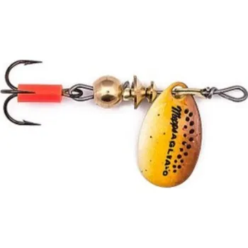 Umělá nástraha Rotační třpytka Mepps Aglia Micropigments Vel.0 2,5g Brown Trout