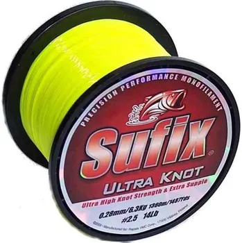 Sufix Vlasec Ultra Knot Žlutý - 995 m 0,33 mm 8,1 kg