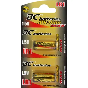Článková baterie BC batteries alkalická baterie 1,5V LR1
