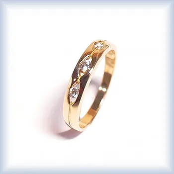 Prsten žluté zlato 60