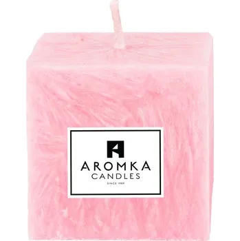 Svíčka Přírodní vonná svíčka palmová - AROMKA - Kostka mini Vůně: Verbena