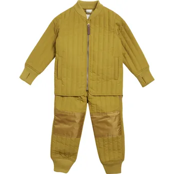 dívčí zimní kombinéza EN-FANT Thermal set solid Dried Tobacco 116 (doporučená výška 114-121cm)