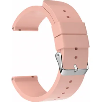 Příslušenství k chytrým hodinkám OEM Silikonový náramek pro chytré hodinky - 22mm Barva: Starorůžová