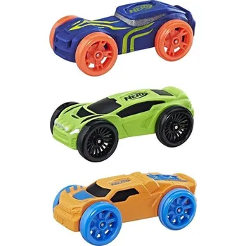 Dětská zbraň NERF Nitro náhradní vozidla 3 ks, modré, zelené, oranžové, Hasbro C0775