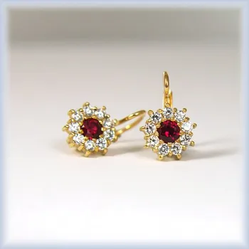 Náušnice bílé zlato