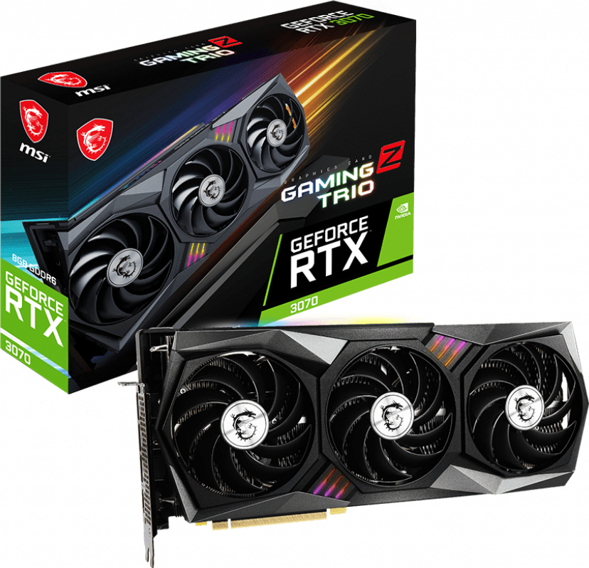 MSI GeForce RTX 3070 Gaming Z Trio 8 GB - Zbozi.cz