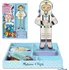 magnetka pro dítě Melissa & Doug Magnetické oblékání Julia 24 dílků