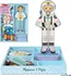 magnetka pro dítě Melissa & Doug Magnetické oblékání Julia 24 dílků