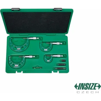 Sada čtyř vnějších mikrometrů 0-100/0,01 mm INSIZE
