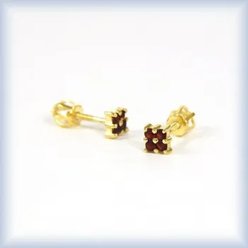 Náušnice bílé zlato