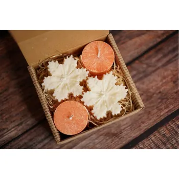 Kosmetická sada Vánoční balení - AROMKA - Sada válečků a vloček - Hřejivé pokušení