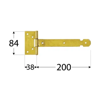 Dveřní kování Závěs brankový lehký ZBL 200
