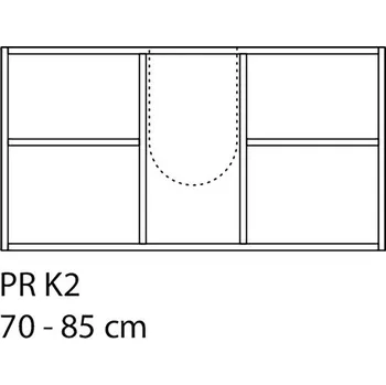 Koupelnový nábytek Organizér zásuvky Intedoor 70-85 cm PR K2