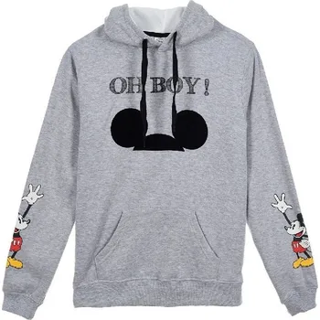 Pánská mikina Mickey Mouse světle šedá pánská mikina Oh Boy 0C1208S100000S Velikost: L