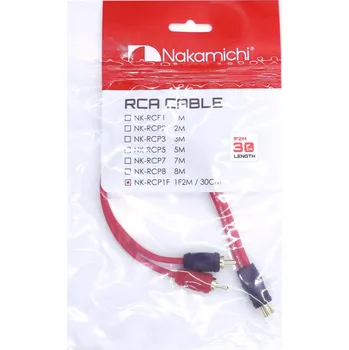 Audio kabel Signálový Y kabel Nakamichi NK-RCP1F