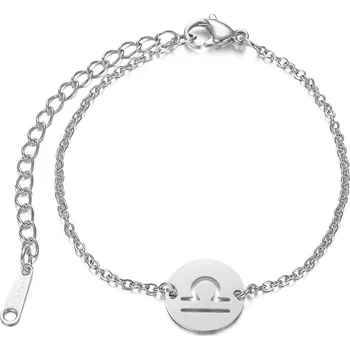 Náramek Atreya Ocelový náramek znamení zvěrokruhu Váhy