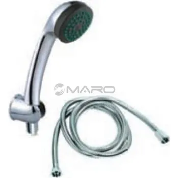 Sprchový set Set sprchový s pevným držákem, 1-polohová sprcha, hadice 150 cm, chrom, GEOS SET CR