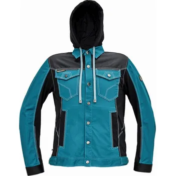 pracovní bunda Cerva Bunda NEURUM CLS s kapucí petrolejová 60