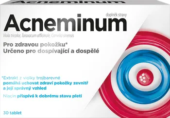 Přírodní produkt Recenze Aflofarm Farmacja Polska Acneminum 30 tbl.