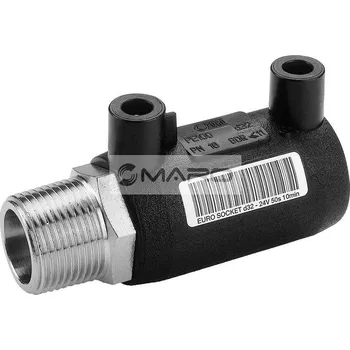 Instalatérský materiál Eurostandard Elektro Přechodka PE 100 RC s mosazným vnějším závitem 32 mm x 1", 16016032M