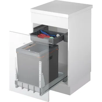 Odpadkový koš Müllex BOXX40-R, odpadkový koš pro čelní výsuv, antracit