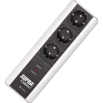 Přepěťová ochrana SUPRA MD03-EU/SP Mk3 - stříbrná