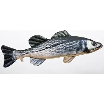 plyšák GABY plyšová ryba - Sea Bass (Mořský vlk) - 70 cm, hračka a polštář