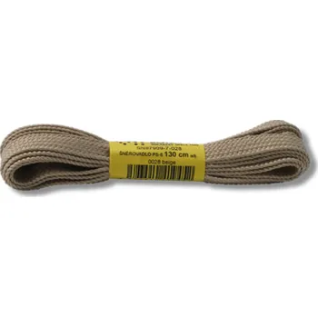 Tkaničky do bot BOTAS 66 tkaničky PS-8 BEIGE 130cm
