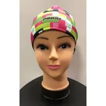 Zimní čepice Pingu čtverce barevná Jun.