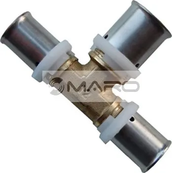 Instalatérský materiál Deltatop T-kus lisovací redukovaný 26 / 18 / 26 mm, 719262