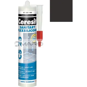 stavební silikon Ceresit Silikon CS 25, sanitární, 280 ml, 18 coal, 2916348