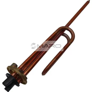 Příslušenství pro ohřívač vody Těleso topné 2000 W, 230 V, s přírubou, jímkou a závitem anodové tyče M6, prodloužené kontakty, 739003