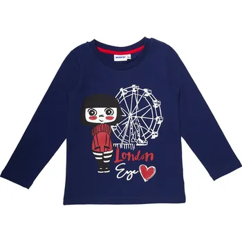 Dívčí triko - Winkiki WKG 92548, tmavě modrá Barva: Modrá tmavě, Velikost: 116