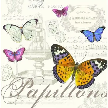 Papírový ubrousek Easy Life, Itálie Easy Life - Dezertní třívrstvé ubrousky NOSTALGIE, 20 ks - 33*33 cm