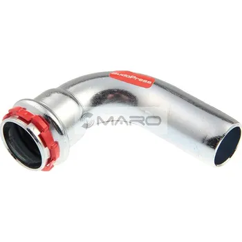 rozdělovač topení KAN-therm Steel Koleno z uhlíkové oceli lisovací, pro topení, profil "V" I/A 15 mm, 1562326001