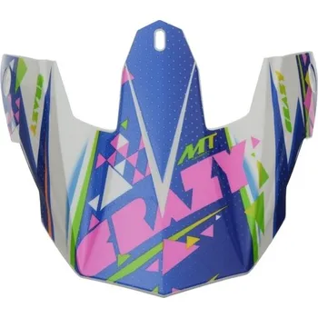 Helma na motorku Kšilt pro přilby synchrony crazy, mt - španělsko (sada vč. šroubů)