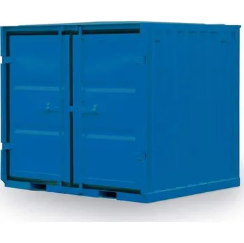 Skladový kontejner Skladový ocelový kontejner 1980x1950x1910 mm modrý RAL5010