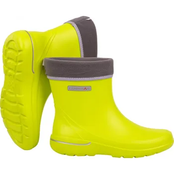 Dámské holínky Gumáky holínky Camminare ROMA limetkové se zateplením, ultralehké velikost: 38