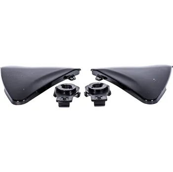 Helma na motorku Boční kryty hledí pro přilby ventus, mt - španělsko (černé-lesklé)